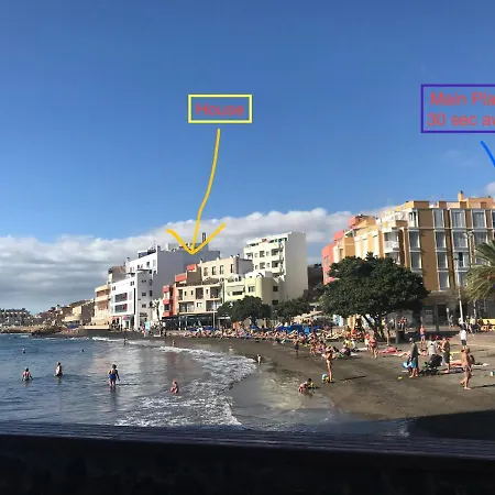 Spectacular Beachfront Loft-style Casa Corina Ii El Medano (Tenerife)